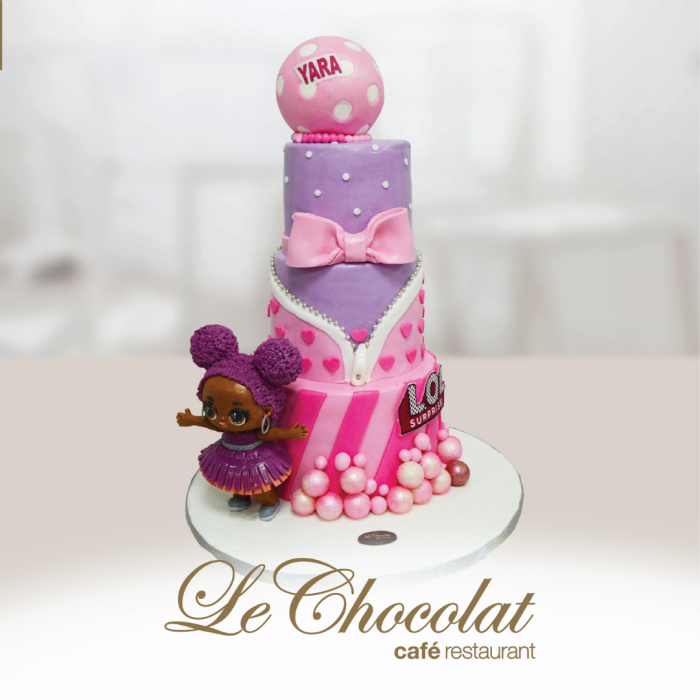 Tiered L.O.L. Surprise! Cake