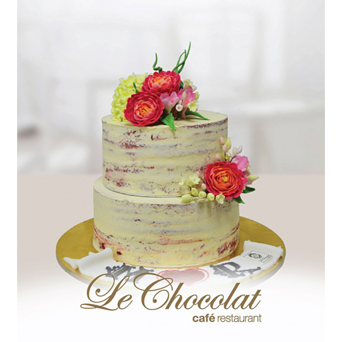 Naked Tiered Cake