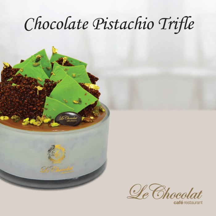 Chocolate Pistachio Trifle