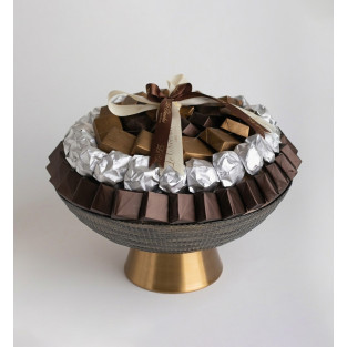 Wrapped Chocolate Tray Round