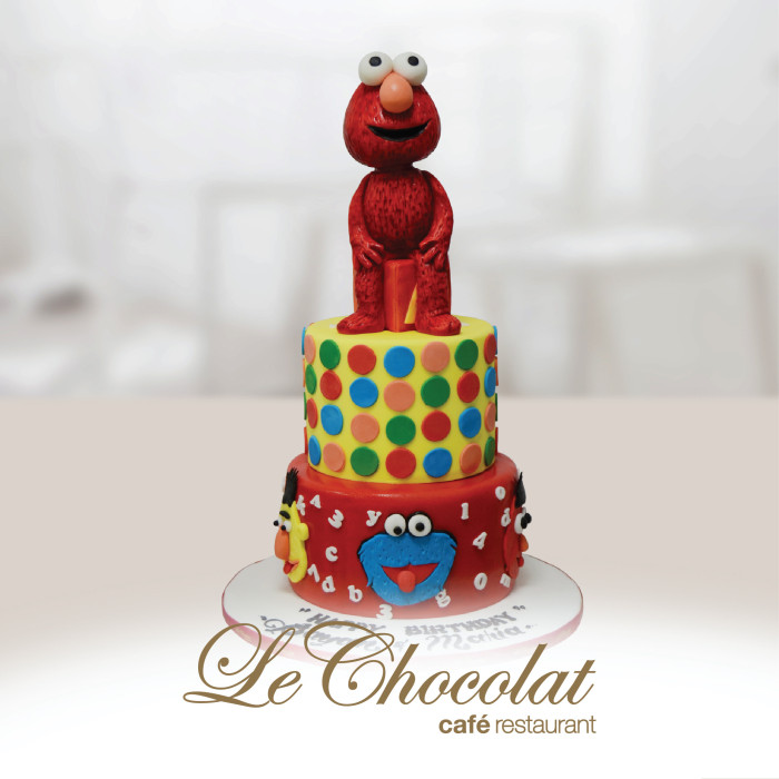 Elmo Cake