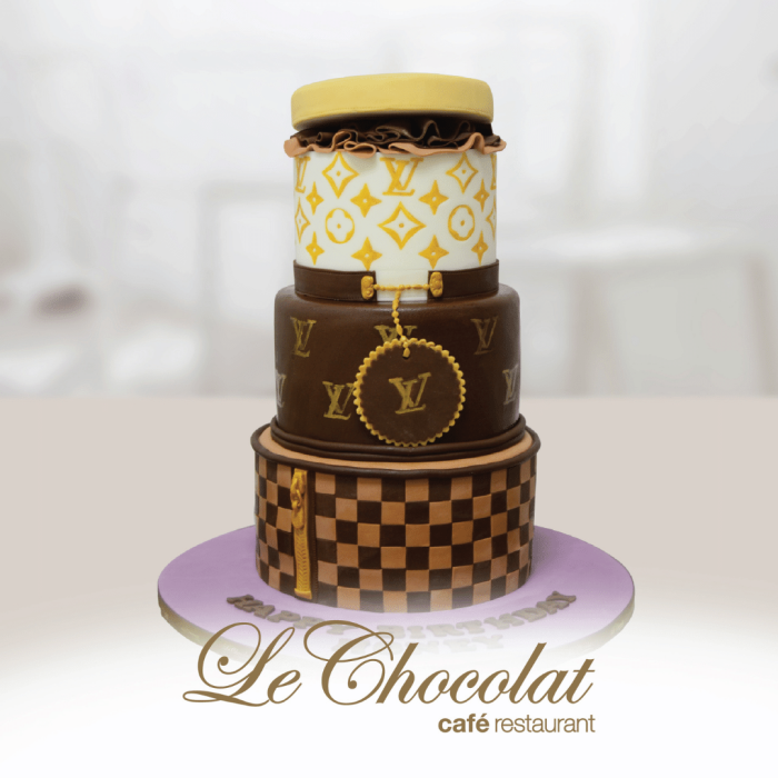 LV Tiered Cake
