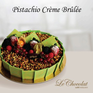 Pistachio Crème Brûlée