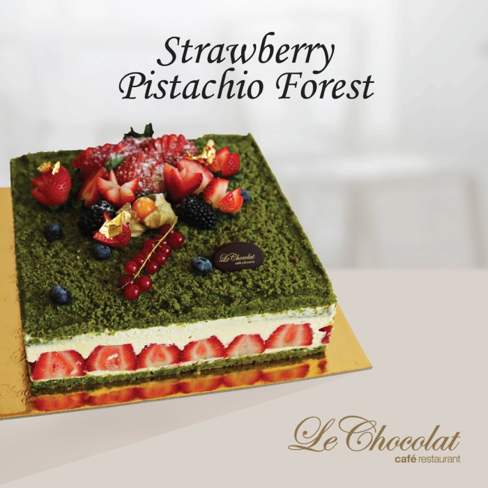Strawberry Pistachio Forest