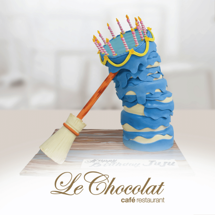 Sleeping Beauty Falling Cake