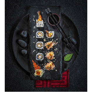 Sunset Ebi Maki Rolls